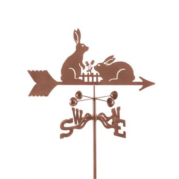Ez Vane EZ Vane EZ1315-GR Rabbits with Fence Weathervane - Garden Mount EZ1315-GR - main